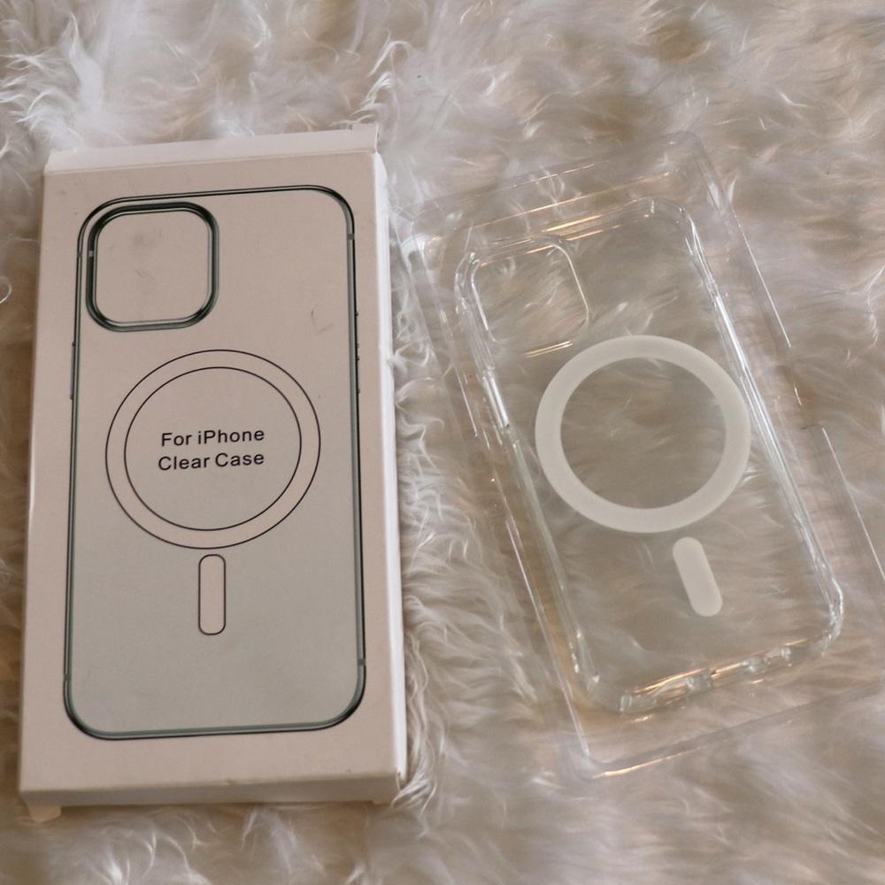 For iPhone clear case.